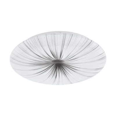Lampe plafond blanche en acier, Josta, 24W, 3000K LED