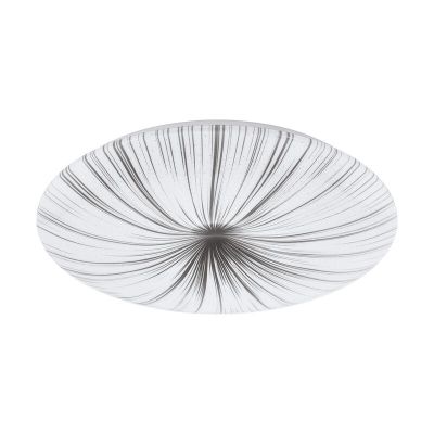 Lampe plafond blanche en acier, Josta, 33W, 3000K LED