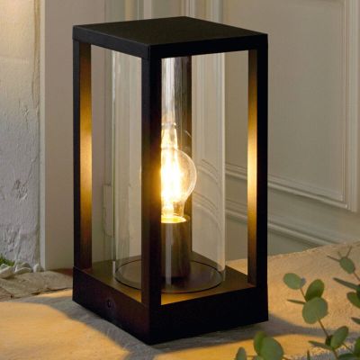 Luminaire extérieur noir en aluminium, Laszlo, IP54