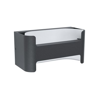 Luminaire extérieur blanche en aluminium, Lard, 4,8W, 3000K LED, IP44