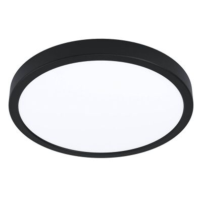 Plafonnier connecté blanc en plastique, Geraldo, 19,5W, blanc chaud à froid réglable LED, IP44