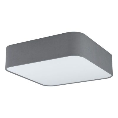 Lampe plafond blanche en acier, Abano