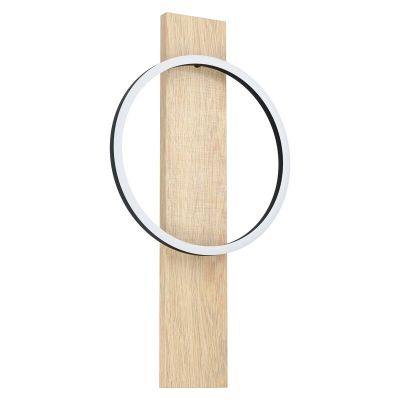 Applique murale en bois marronne, Annebel, 12W, 3000K LED