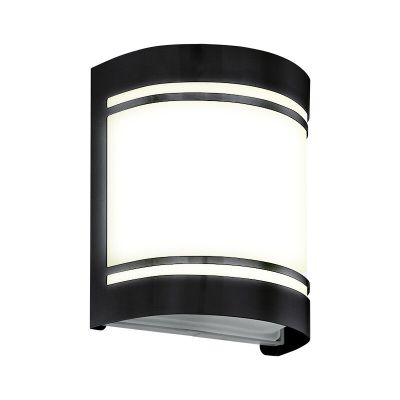 Luminaire extérieur noir en acier, Aartje, IP44