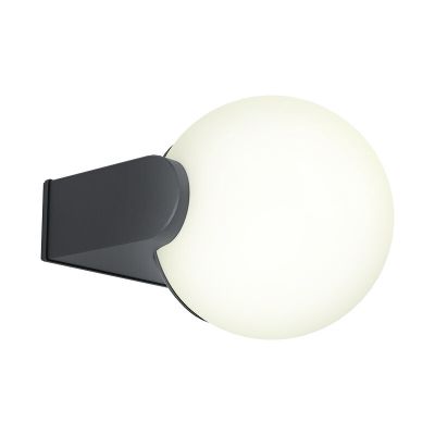 Luminaire extérieur noire en aluminium, Lydia, IP65