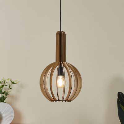 Suspension en bois marronne, Kenney