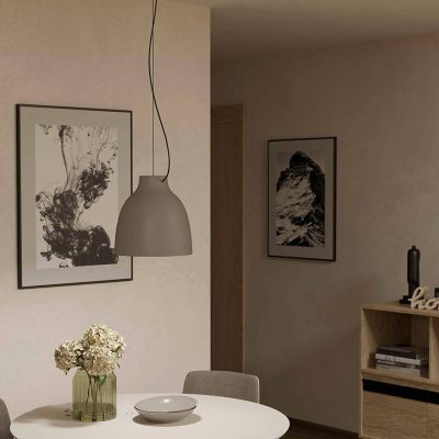 Suspension taupe en aluminium, Thijs