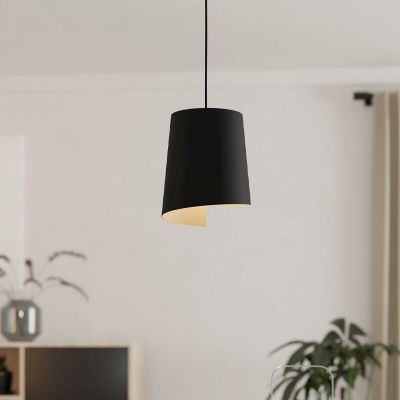 Suspension noire en aluminium, Vincenzo