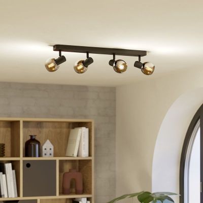 Spot plafond cuivre en verre, Castellazo