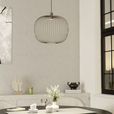 Suspension beige en acier, Lodods