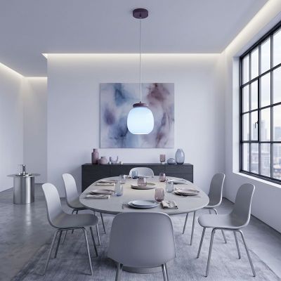 Suspension bleue en verre, Berardelli