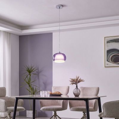 Suspension violette en verre, Belomontejo