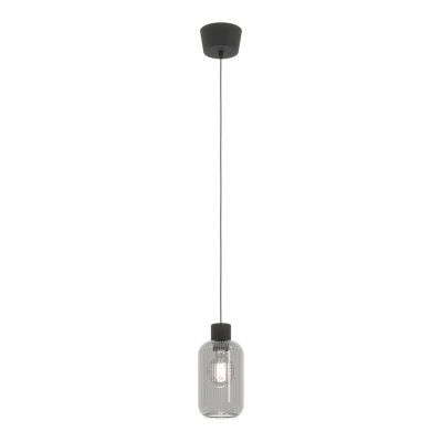 Suspension noire en verre, Dasmina
