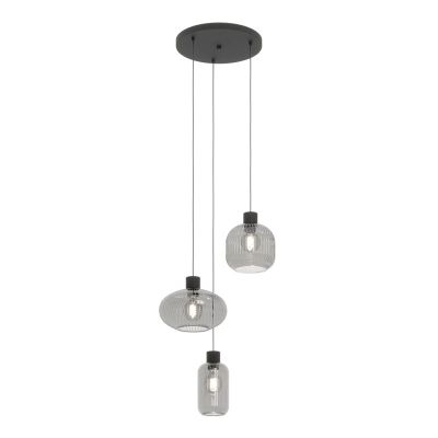 Suspension noire en verre, Dasmina
