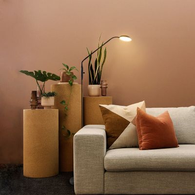 Lampadaire liseuse noir moderne, Salvador, 5W, 3000K LED, avec interrupteur