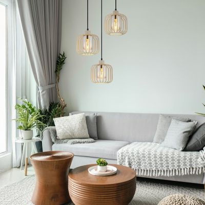 Suspension marronne en métal, Abubakar