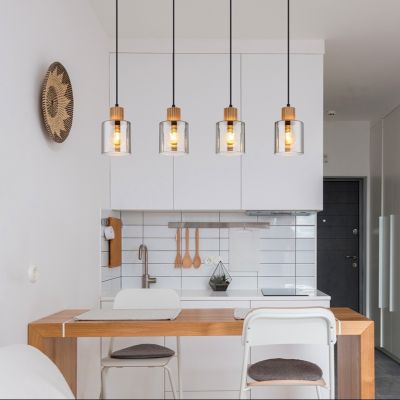 Suspension noire en verre, Abelon