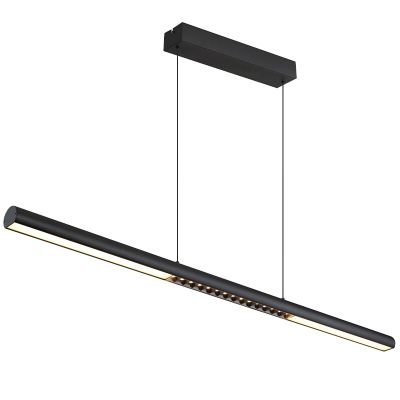 Suspension table à manger noire en métal, Jakub, 24W, 3000K LED