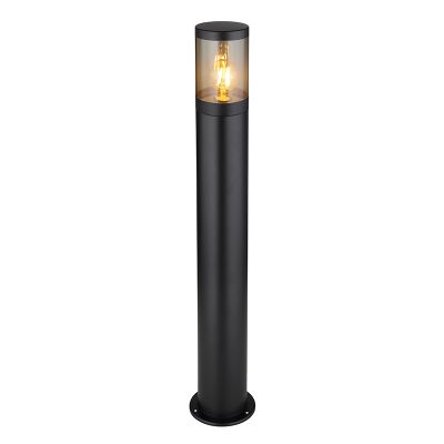Luminaire extérieur noir en acier inoxydable, Lambert, IP44