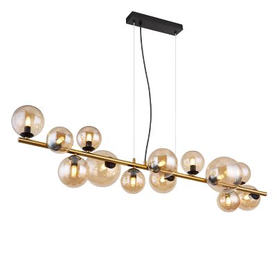 Suspension ambre en verre, Melinda