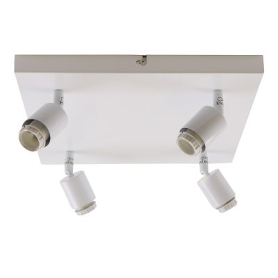 Pavillon cache fil blanc en aluminium, Rika