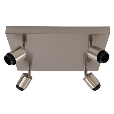 Pavillon cache fil argenté en aluminium, Rika