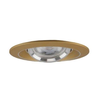 Spot encastré doré en aluminium, Tycho