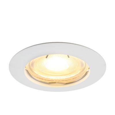 Spot encastré blanc en aluminium, Agata