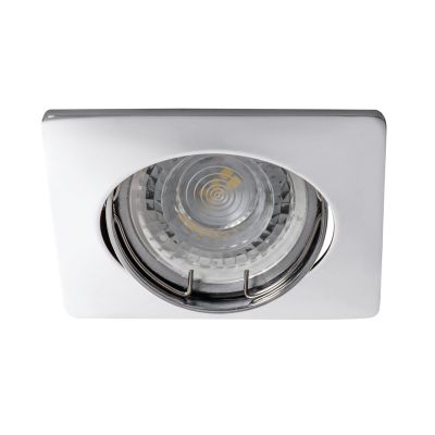 Spot encastré chromé en aluminium, Nesta