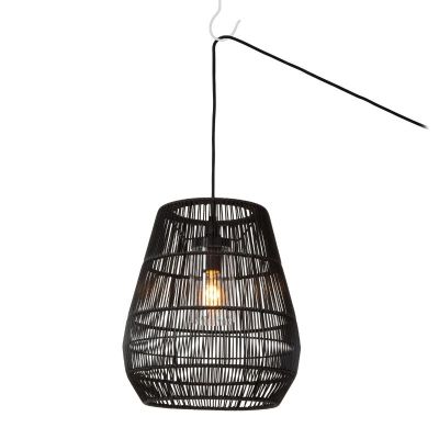 Luminaire extérieur rustique noir, Nerida, IP44