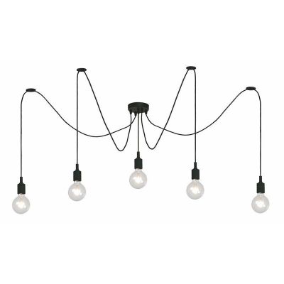 Suspension moderne noire, Fix