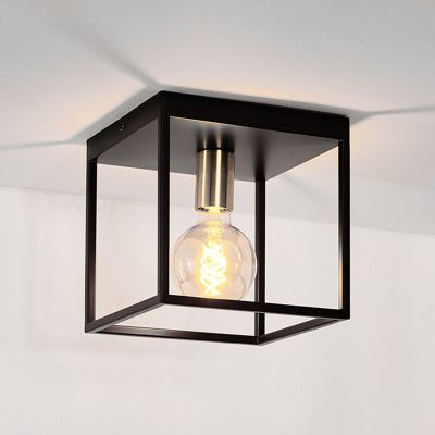 Lampe plafond moderne dorée, Ruben