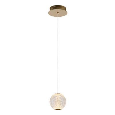 Suspension moderne transparente, Cintra, 5,7W, 2700K LED