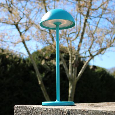 Lampe de table extérieur rétro bleue, Joy, 1,5W, 3000K LED, IP54, avec variateur tactile