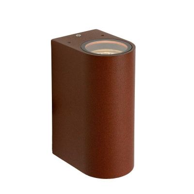 Luminaire extérieur moderne couleur rouille, Boogy, IP44
