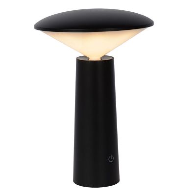 Lampe de table extérieur moderne noire, Jive, 4W, blanc chaud à froid réglable LED, IP44, avec interrupteur