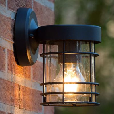 Applique murale moderne noire, Keppel, IP23