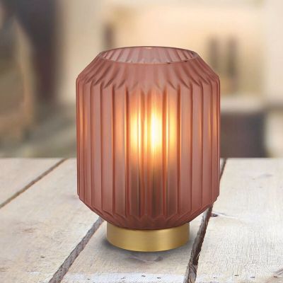 Lampe de table classique dorée, Sueno, avec interrupteur