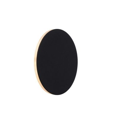 Applique murale moderne noire, Eklyps led, 6W, 3000K LED