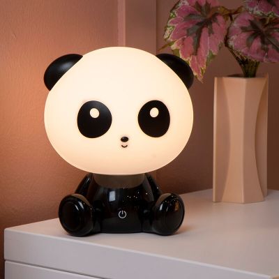 Lampe de table pour enfants noire, Dodo Panda, 3W, 4000K LED