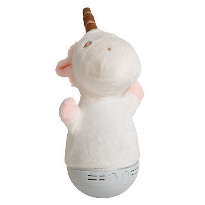 Lampe de table pour enfants moderne blanche, Dolly, 3W, RGB LED, avec interrupteur