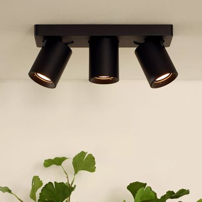 Spot plafond moderne noir, Nigel