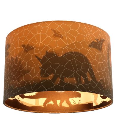 Plafonnier pour enfants orange moderne, Dino