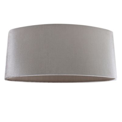 50 cm abat-jour en velours gris ovale, Rody
