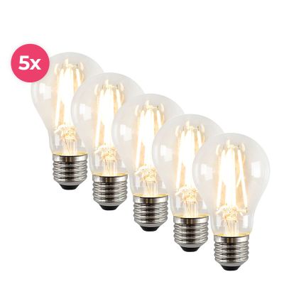 5-pack peut être obscurci Yona E27 A60 ampoule LED, 2700k, 4w