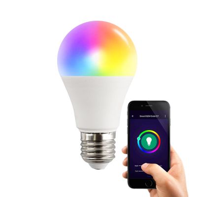 Ampoule LED Intelligente Wifi E27, toutes les couleurs et blanc chaud