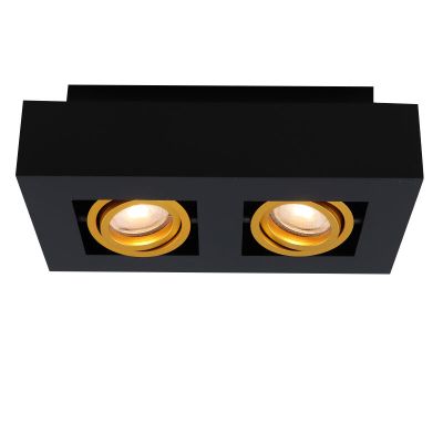 Spot en saillie en aluminium doré, Noraly