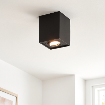 Spot en saillie noir moderne, Dane