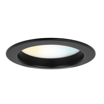 Downlight en aluminium noir, Otmar, 12W, white switch LED, IP22