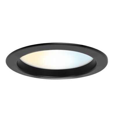 Downlight en aluminium noir, Otmar, 15W, white switch LED, IP22